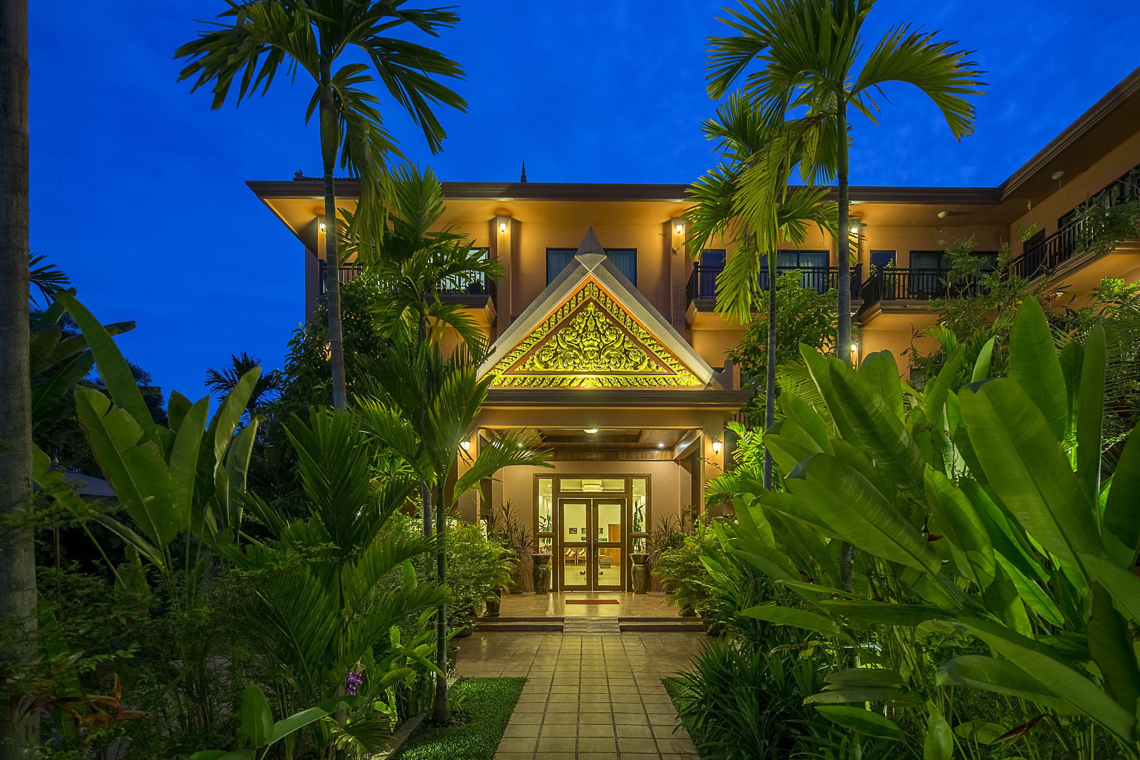 front of property – evening/night