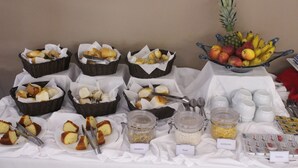 Frokostbuffé er inkludert hver dag