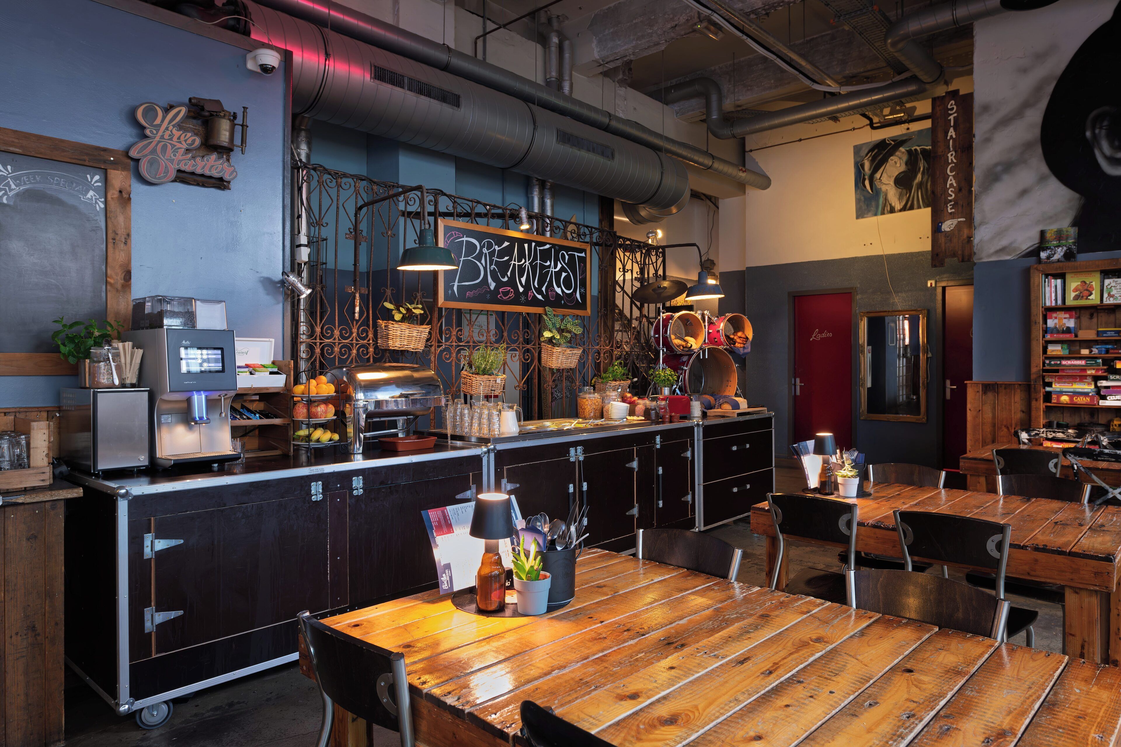 daily buffet breakfast (eur 9.95 per person)