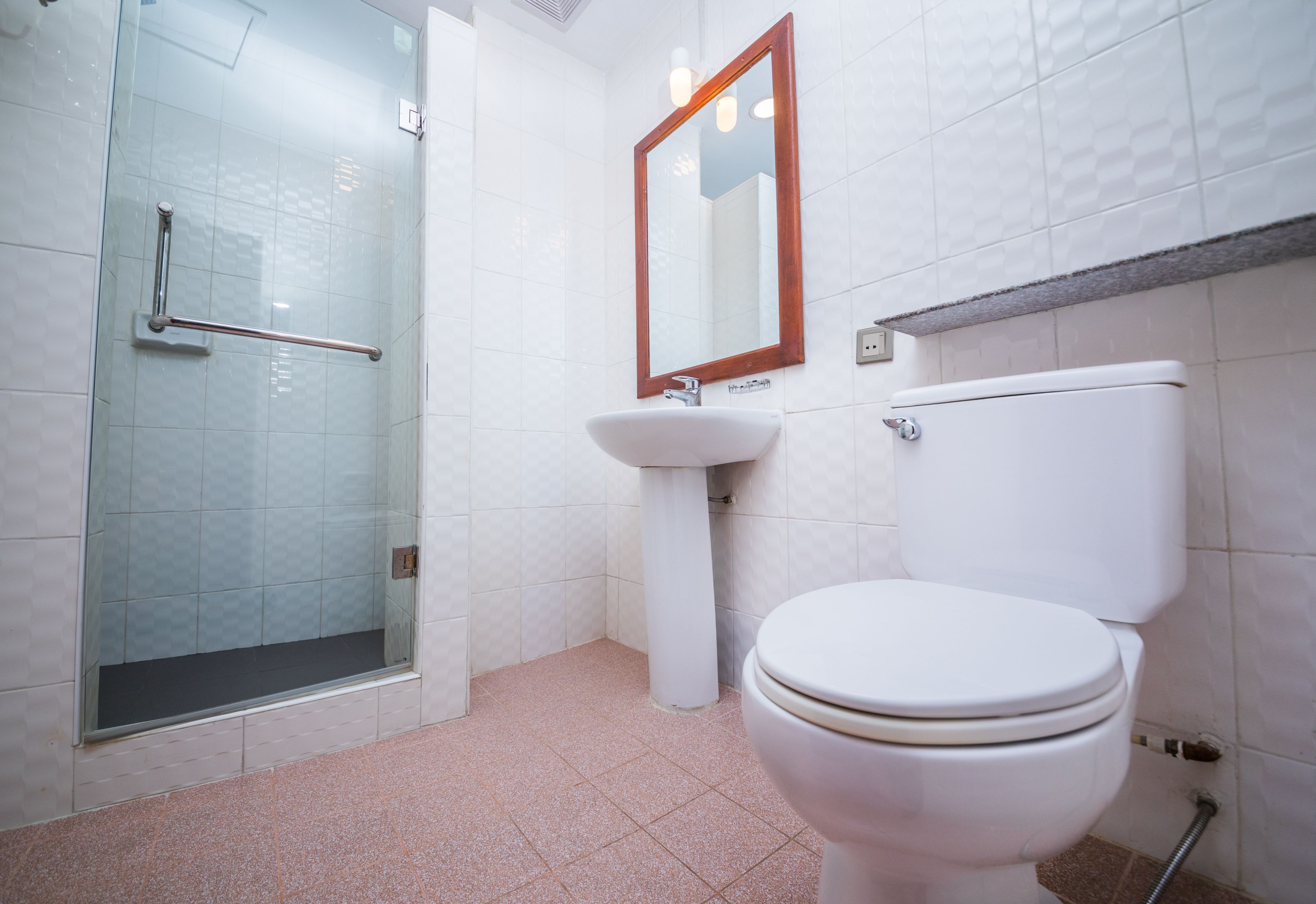 free toiletries, hair dryer, towels