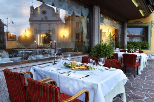 Área externa para banquete