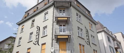 Façade de l’hébergement