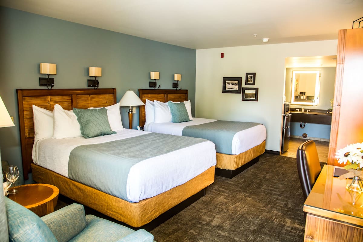 Pillow-top beds, in-room safe, desk, blackout curtains