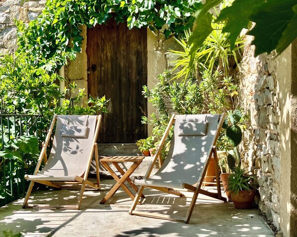 Apartment, Private Bathroom (La Vielle Ferme) | Terrace/patio