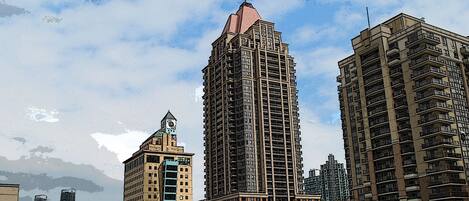 Pemandangan dari properti