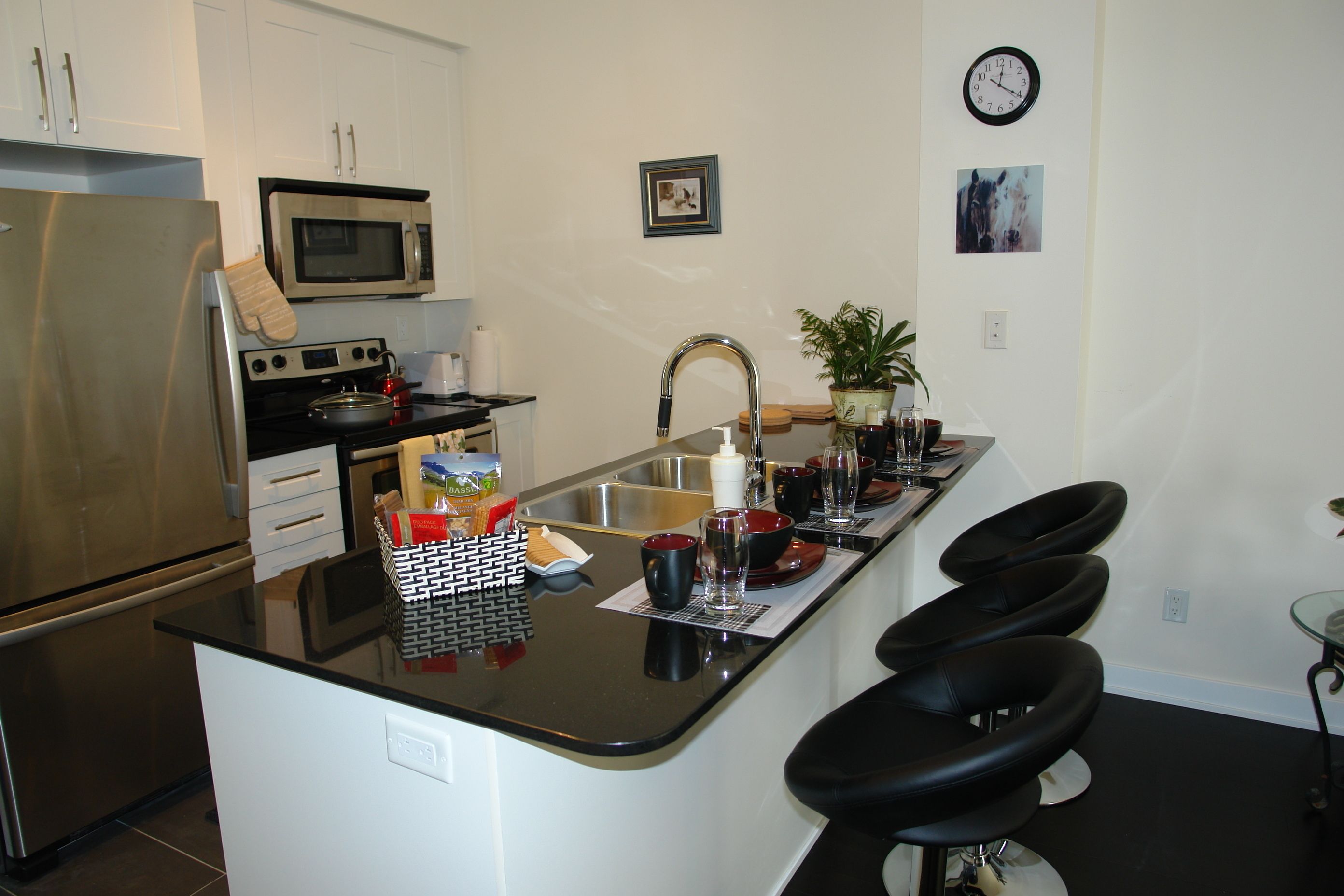 公寓, 1 間臥室 (Picasso) | 私人廚房 | 雪櫃、微波爐、爐具、洗碗機