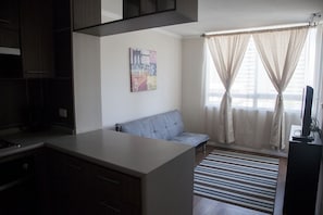 Apartment, 1 Bedroom | Living room | TV - Acero Apartment (Santiago)
