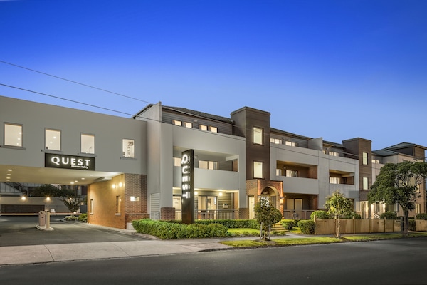 Front of property - evening/night