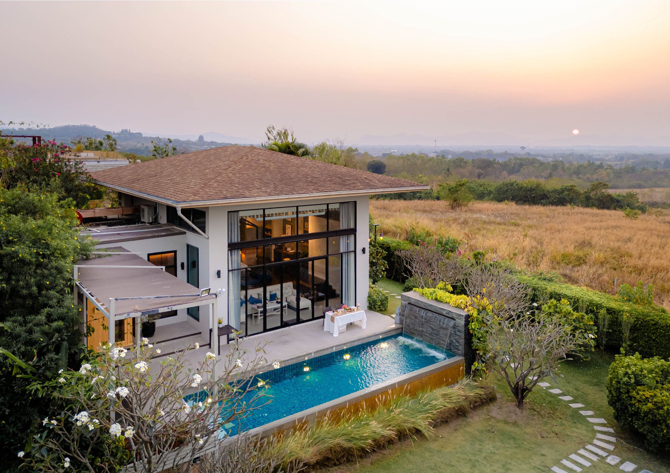Panoramic Pool Villa | Terrace/patio