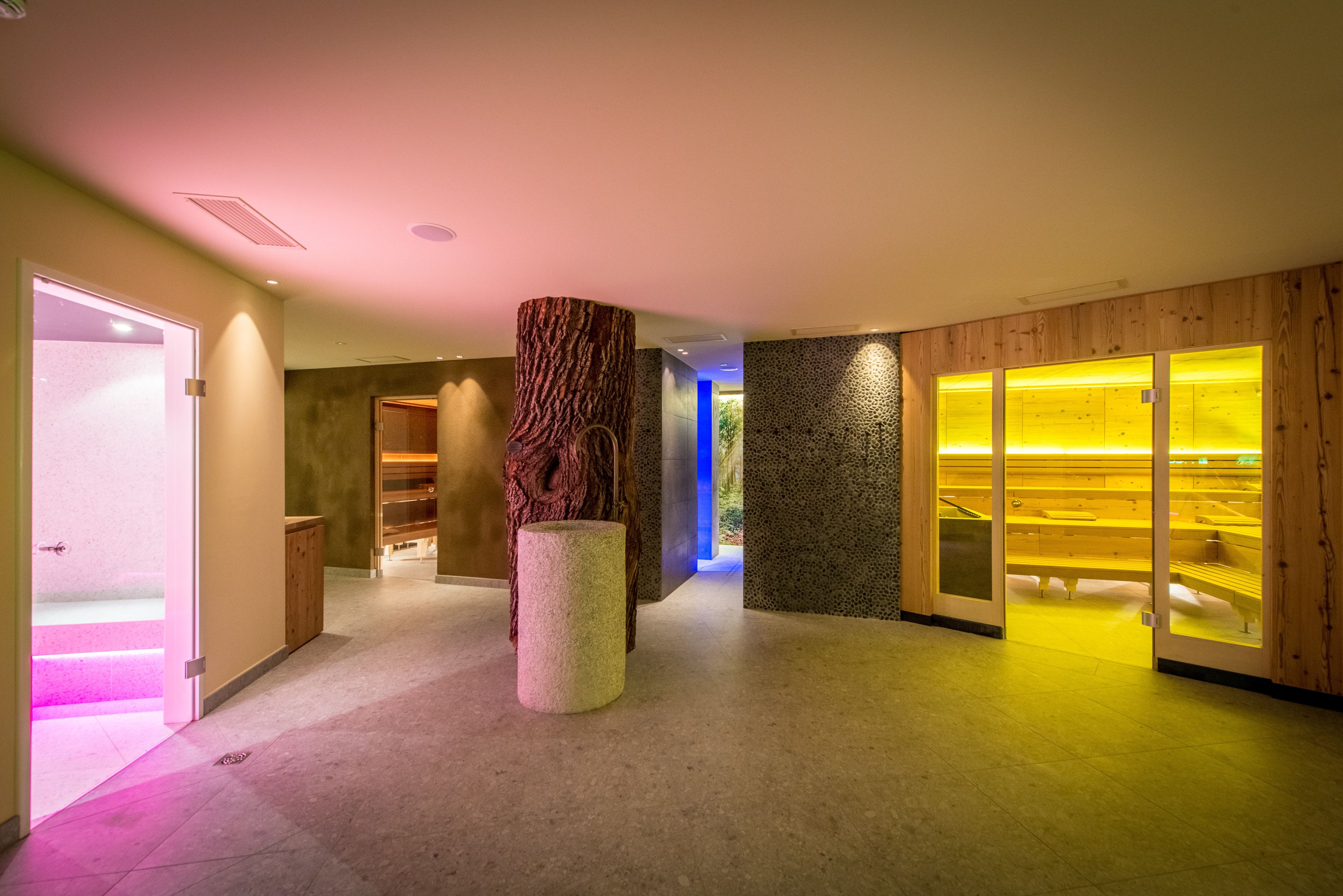 Un sauna, baño turco, tratamientos corporales