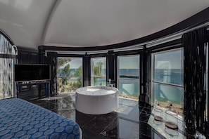 Villa Presidential - privat pool | Sängtillbehör av högsta kvalitet och gratis produkter i minibar