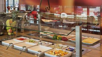 Daily buffet breakfast for a fee