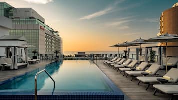 Outdoor pool, pool cabanas (surcharge), pool umbrellas