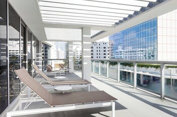 Suite, 1 King Bed, Balcony, Ocean View | Hypo-allergenic bedding, pillowtop beds, in-room safe, desk at AC Hotel by Marriott Miami Beach