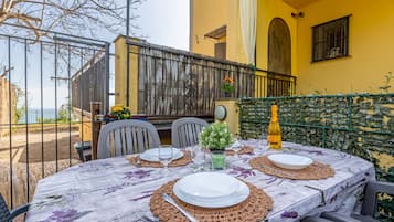 Familie appartement | Terras