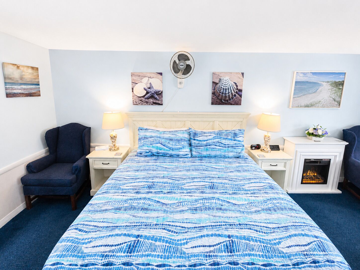 Quarto clássico, 1 cama King, lareira