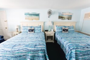 Standard Room, 2 Queen Beds | Soundproofing, iron/ironing board, cribs/infant beds, rollaway beds - A Beach Breeze Inn (West Harwich)