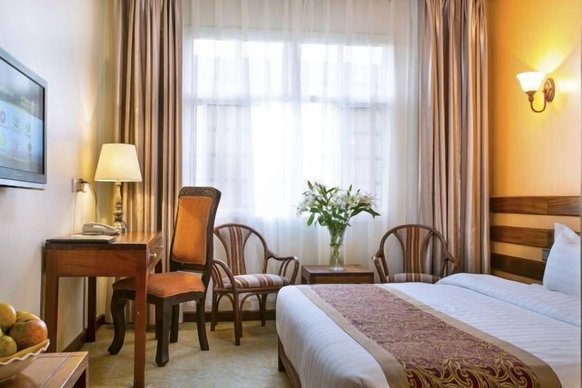 Sábanas de algodón egipcio, ropa de cama de alta calidad y minibar