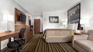 Room, 1 Queen Bed, Non Smoking (2nd Floor) | Minibar, desk, blackout drapes, iron/ironing board