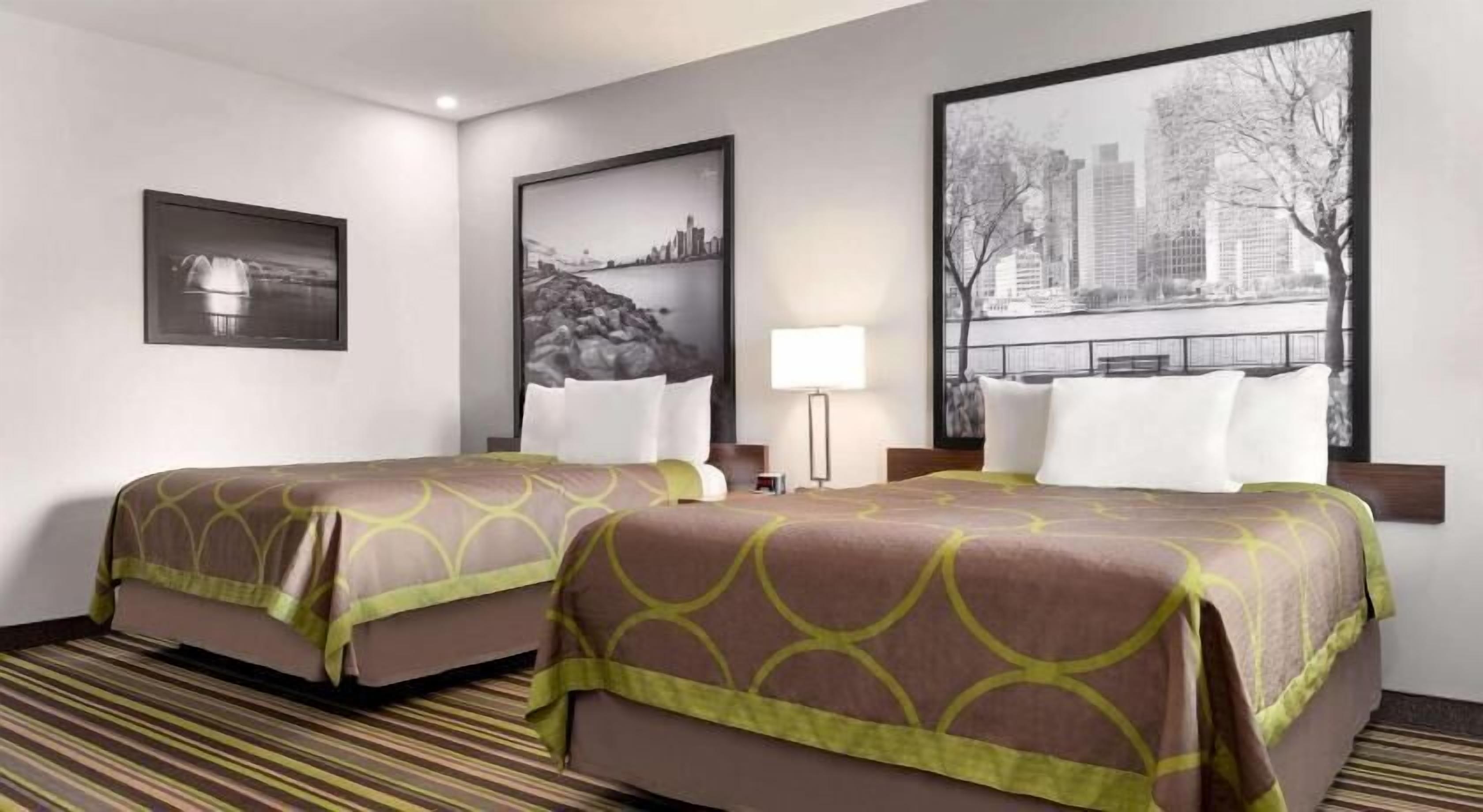 Minibar, desk, blackout drapes, iron/ironing board