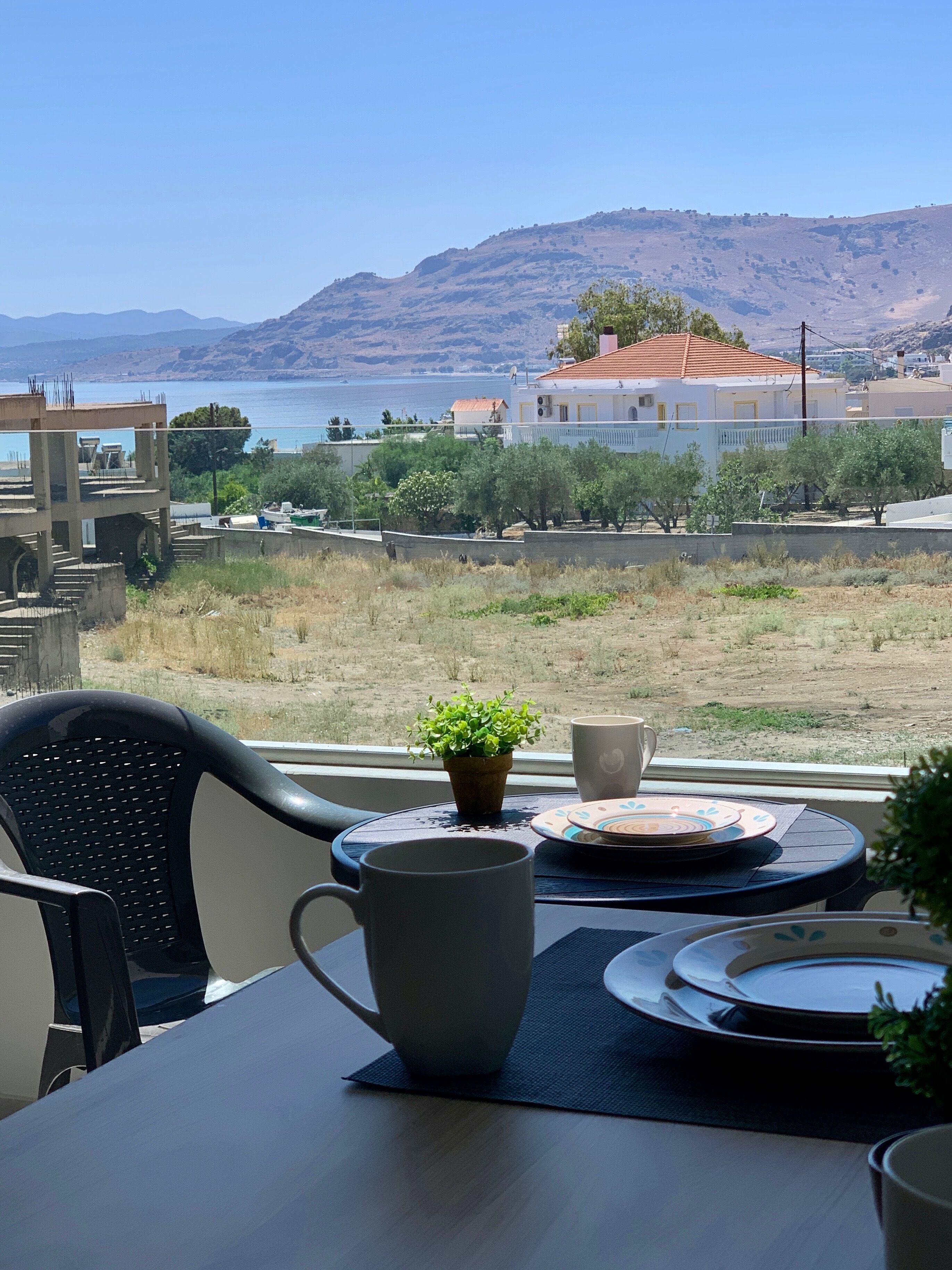 디럭스 스튜디오, 발코니 (2-3 Guests) | 테라스/파티오