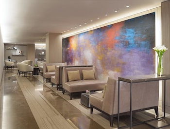 Hotel entrance and lobby at The Knickerbocker Hotel