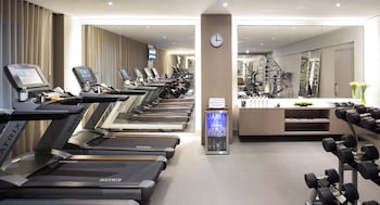 Fitness center at The Knickerbocker Hotel