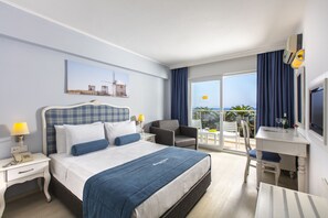 In-room safe, blackout curtains, free WiFi, bed sheets - Atlantique Holiday Club - All Inclusive (Kusadasi)