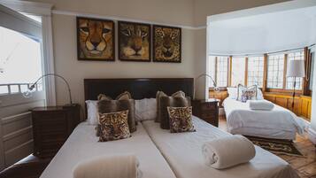 Premium bedding, pillow-top beds, in-room safe, individually decorated