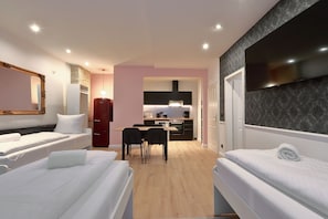 Standard Condo, 1 Bedroom (Excluding 85 Euro Cleaning Fee) | Living area