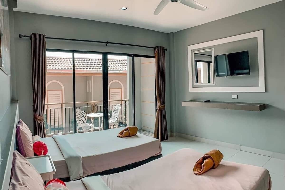 superior twin room, terrace, resort view | view from room