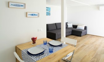 Bungalow familiare, 2 camere da letto, vista mare (3 Adults + 2 Children) | Soggiorno