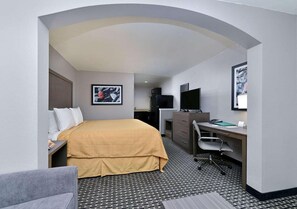 Pillow-top beds, iron/ironing board, free WiFi, bed sheets