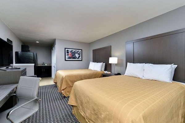 Standard Room, 2 Queen Beds | Pillowtop beds, iron/ironing board, free WiFi, bed sheets
