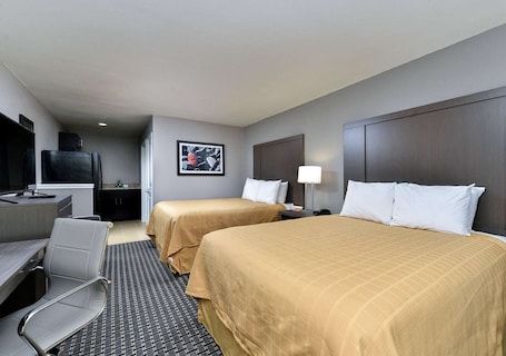 Standard Room, 2 Queen Beds | Pillowtop beds, iron/ironing board, free WiFi, bed sheets