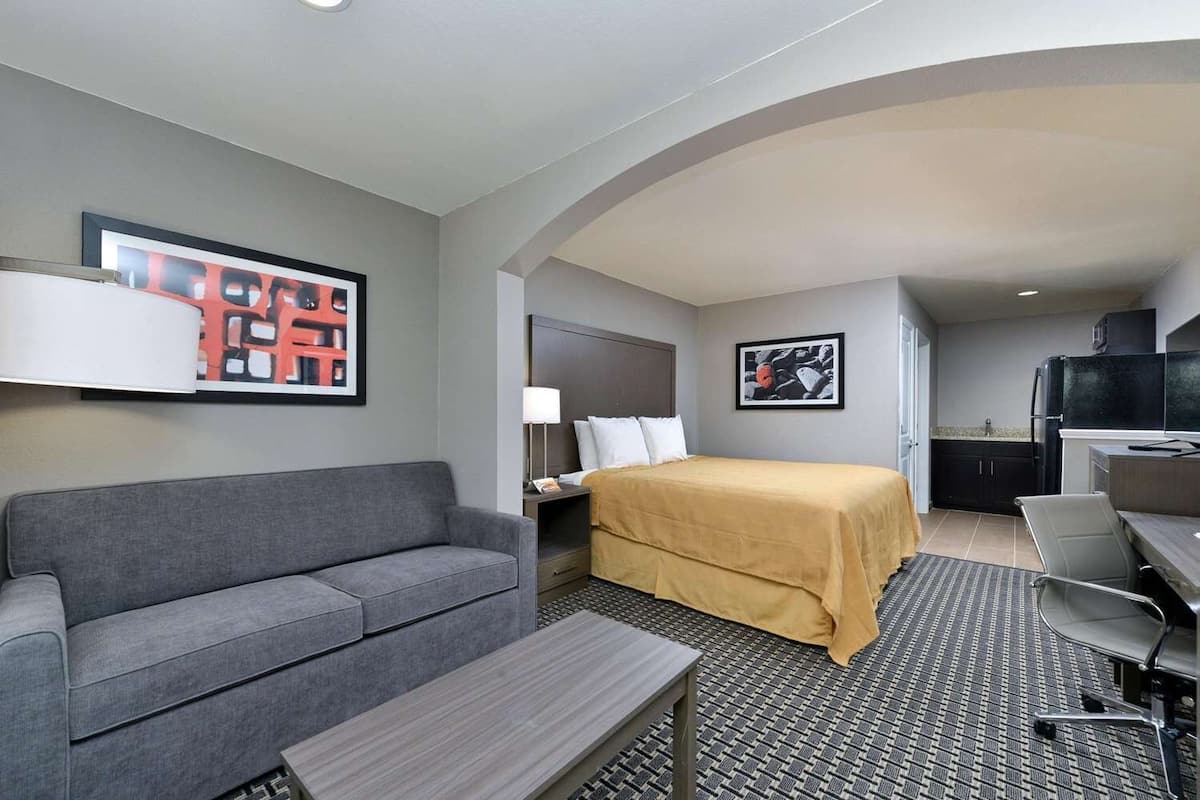 Pillow-top beds, iron/ironing board, free WiFi, alarm clocks