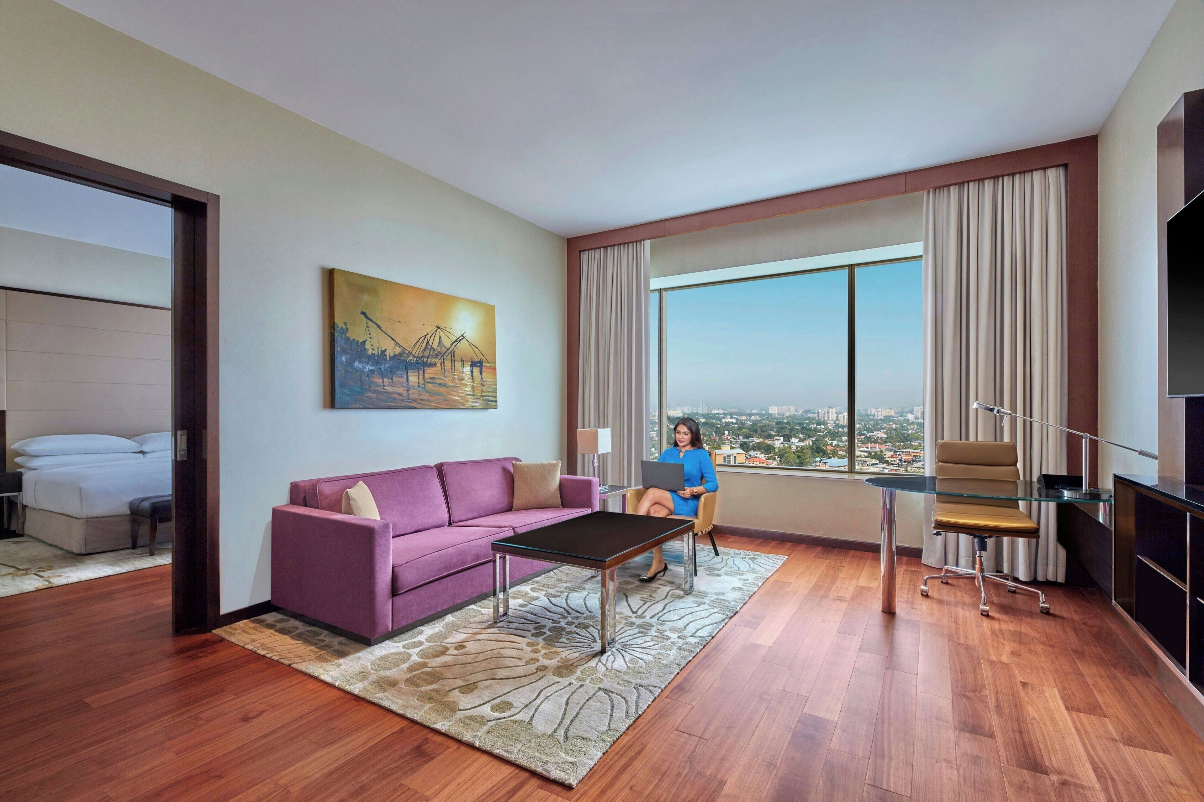 executive suite, 1 bedroom, non smoking | 1 bedroom, egyptian cotton sheets, premium bedding, down duvets