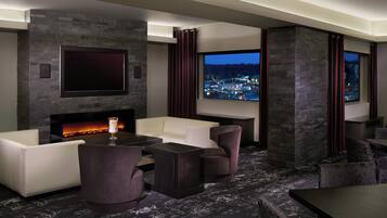 55-inch LCD TV with digital channels, TV, pay movies