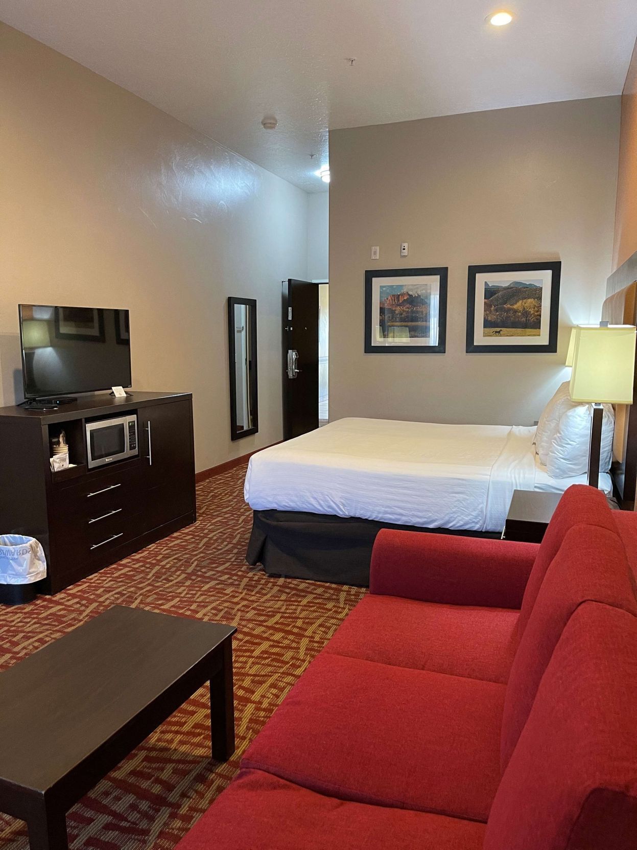 Pillow-top beds, in-room safe, desk, iron/ironing board