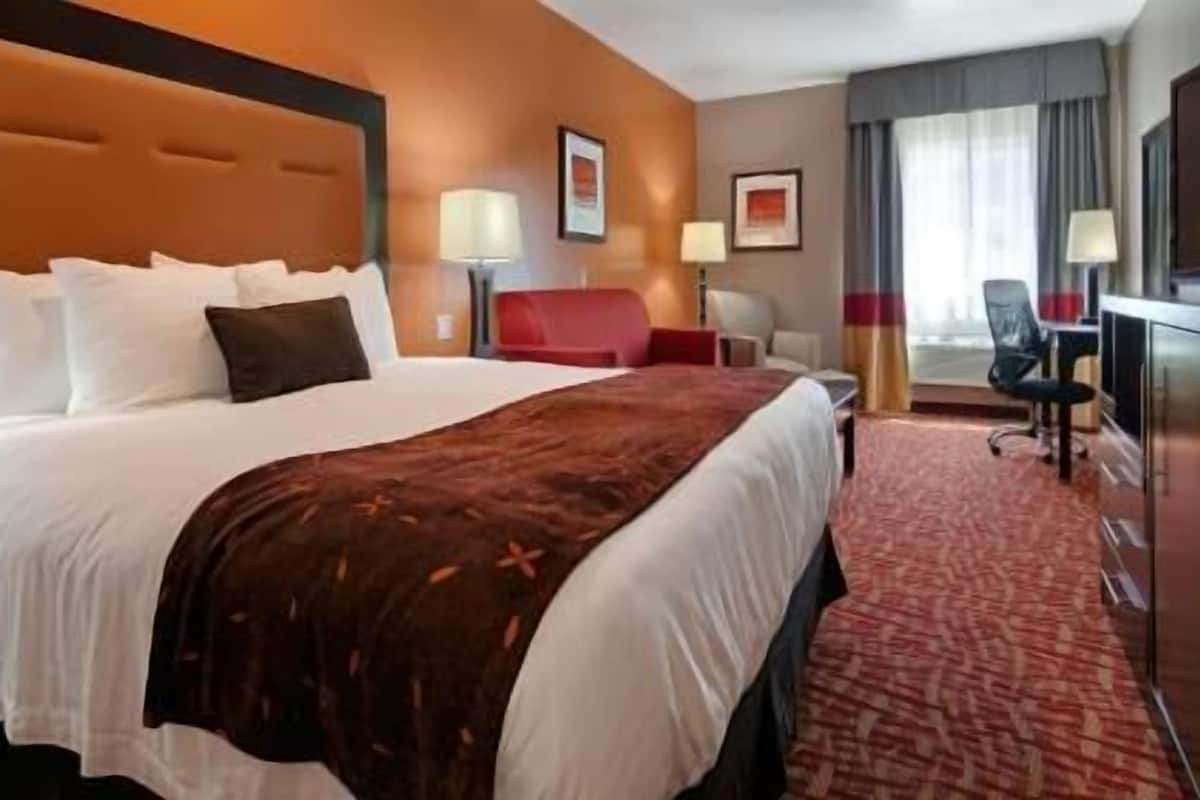 Pillow-top beds, in-room safe, desk, iron/ironing board