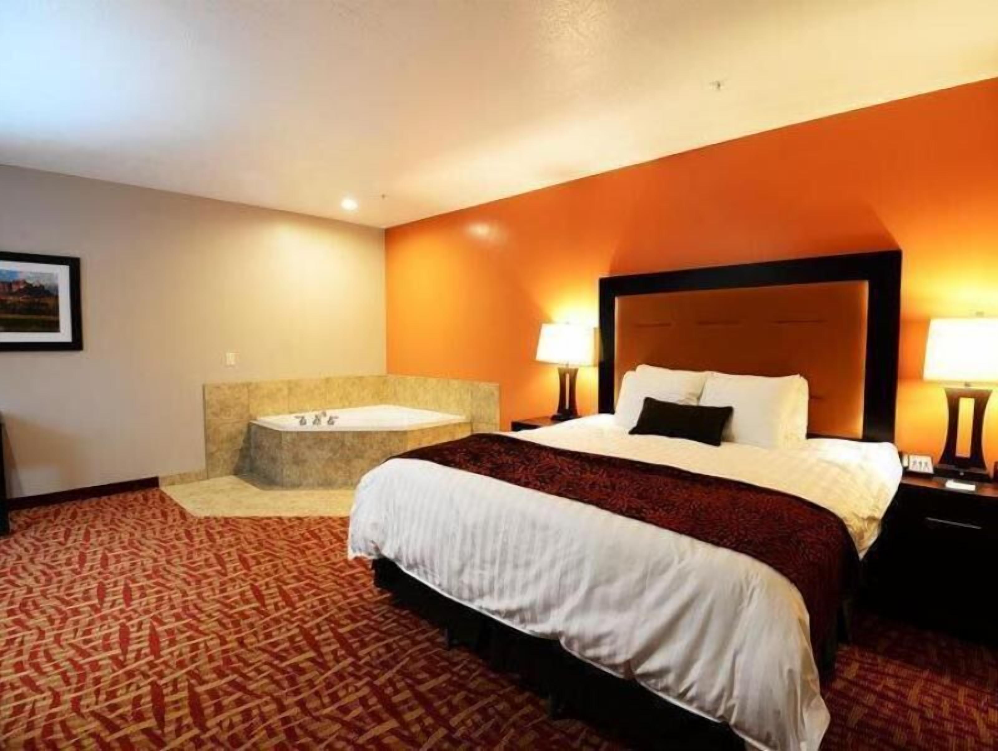 Pillow-top beds, in-room safe, desk, iron/ironing board