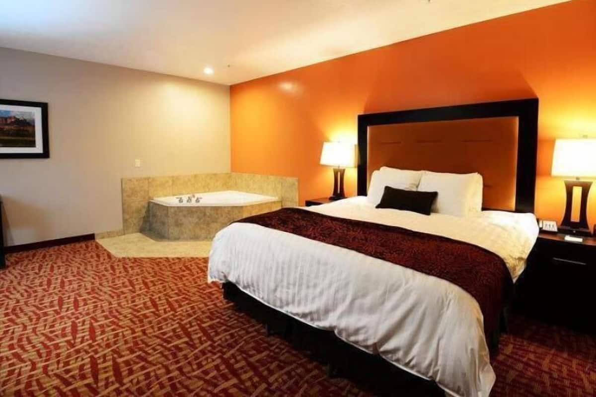 Pillow-top beds, in-room safe, desk, iron/ironing board
