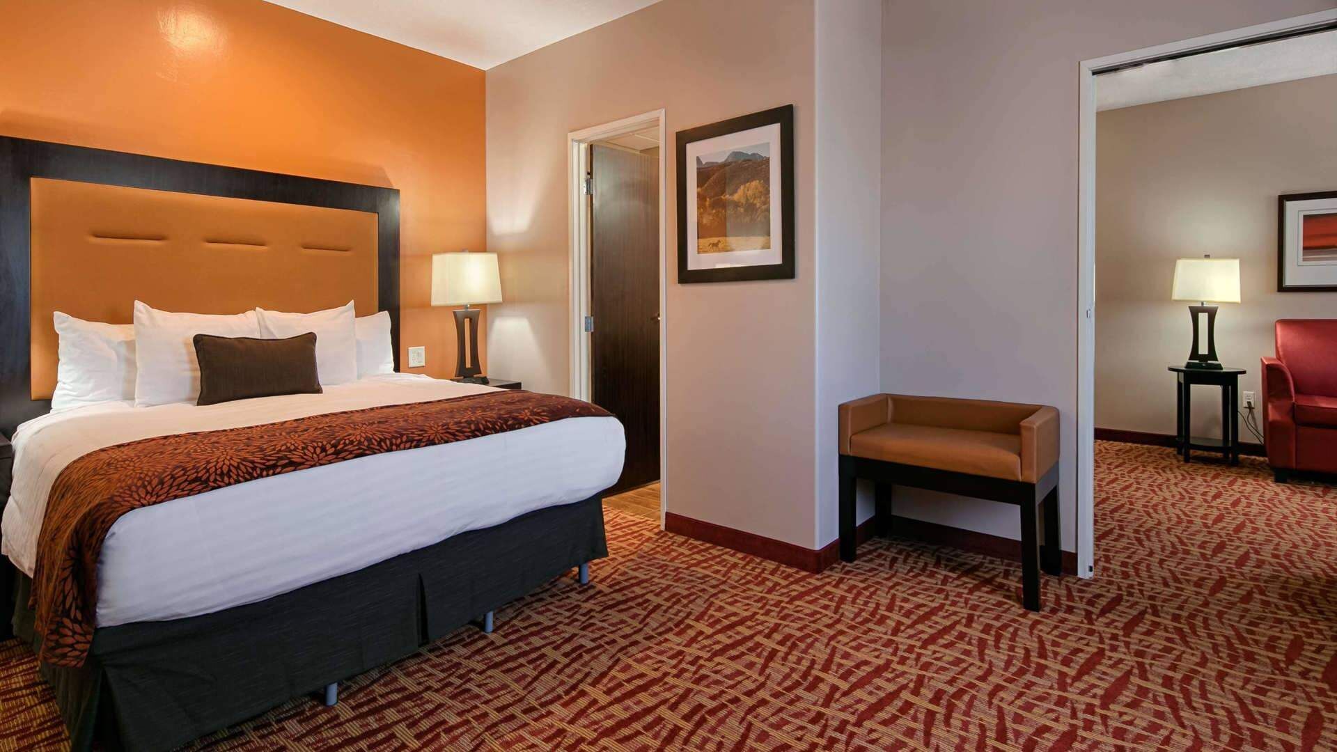 Pillow-top beds, in-room safe, desk, iron/ironing board
