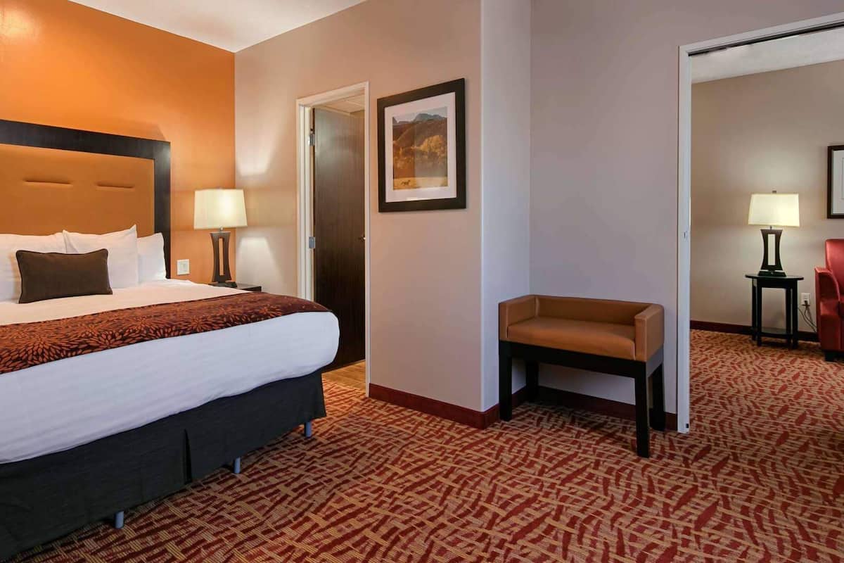 Pillow-top beds, in-room safe, desk, iron/ironing board