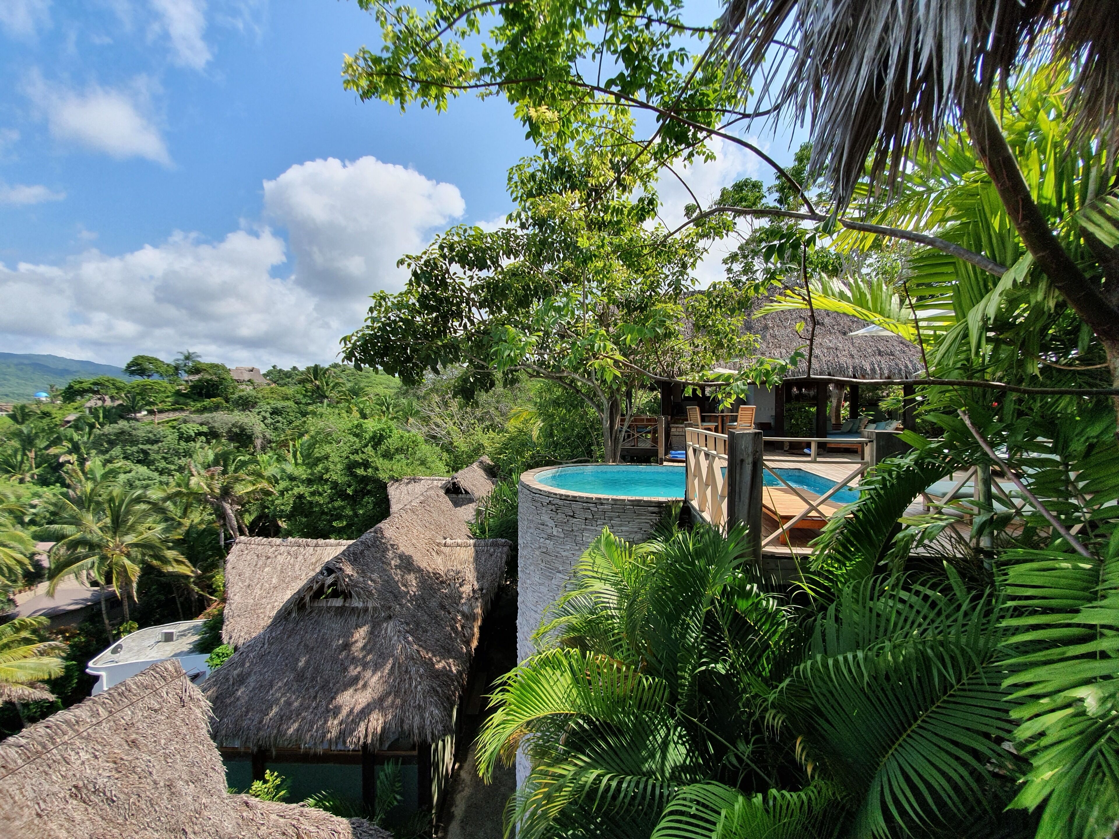 Alberca al aire libre 