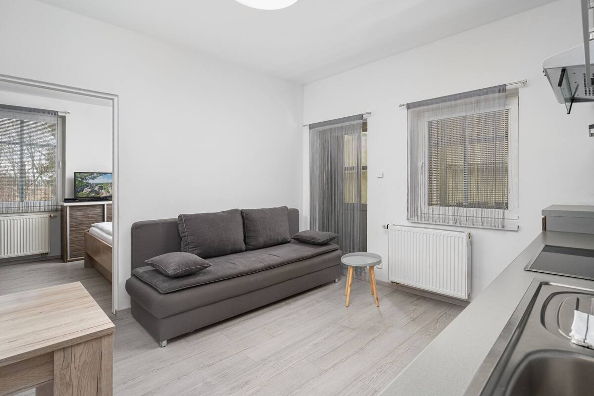 suite, balcony (#4) | living area | lcd tv, dvd player