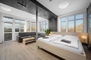 Duplex Suite with Terrace & Infrasauna | In-room safe, cribs/infant beds, free WiFi, bed sheets