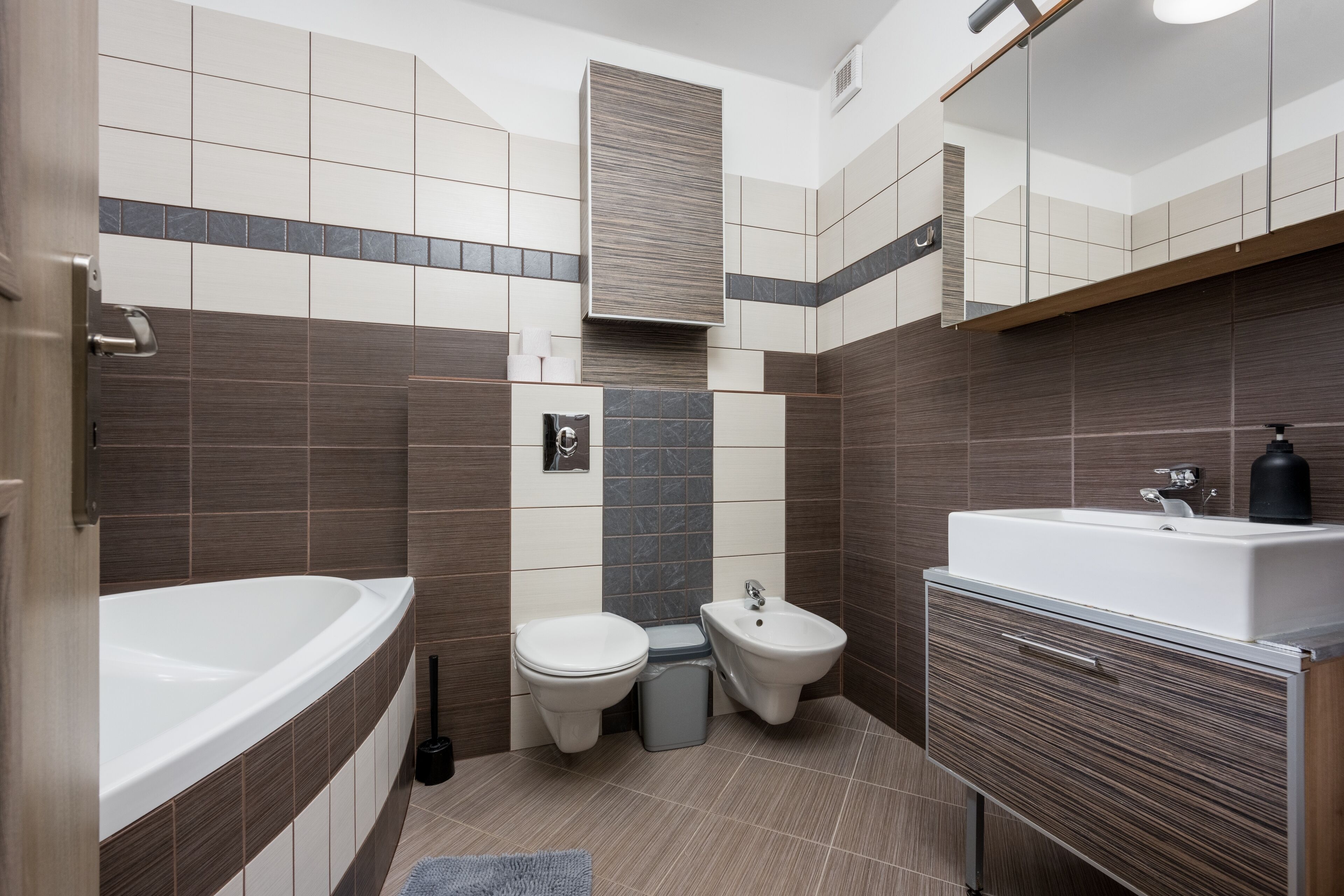 duplex suite with terrace & infrasauna | bathroom | shower, hair dryer, towels, soap