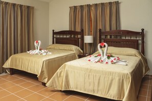 Blackout curtains, bed sheets