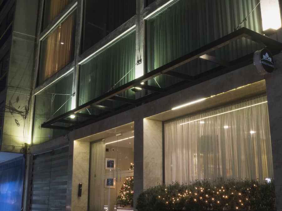 Front of property - evening/night